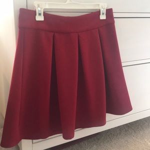 Ruby red limited brand skater skirt size 8